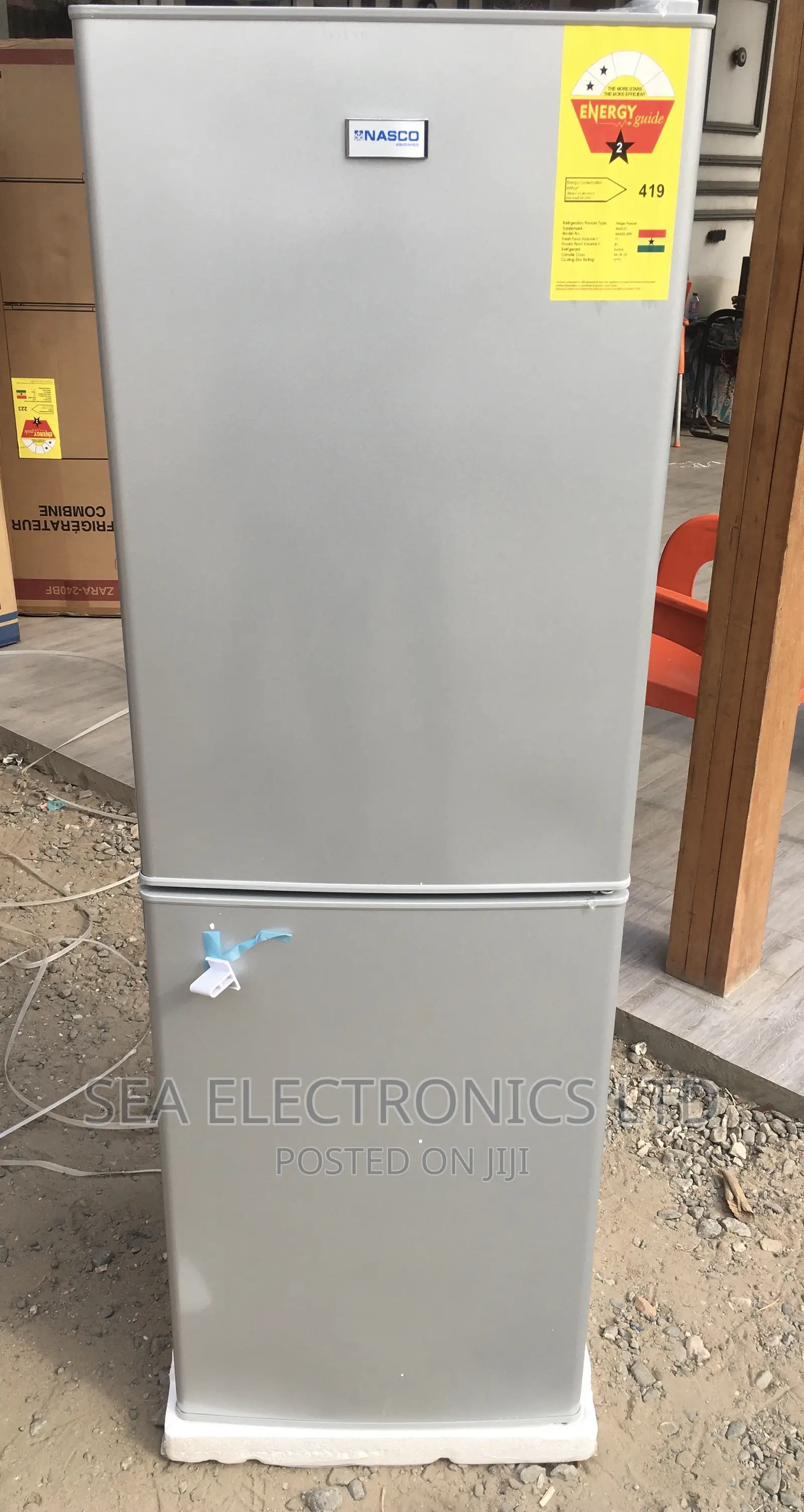 Genuine Nasco 158ltr Bottom Freezer Refrigerator