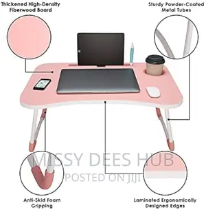 Foldable Laptop Table With Usb + Accessories