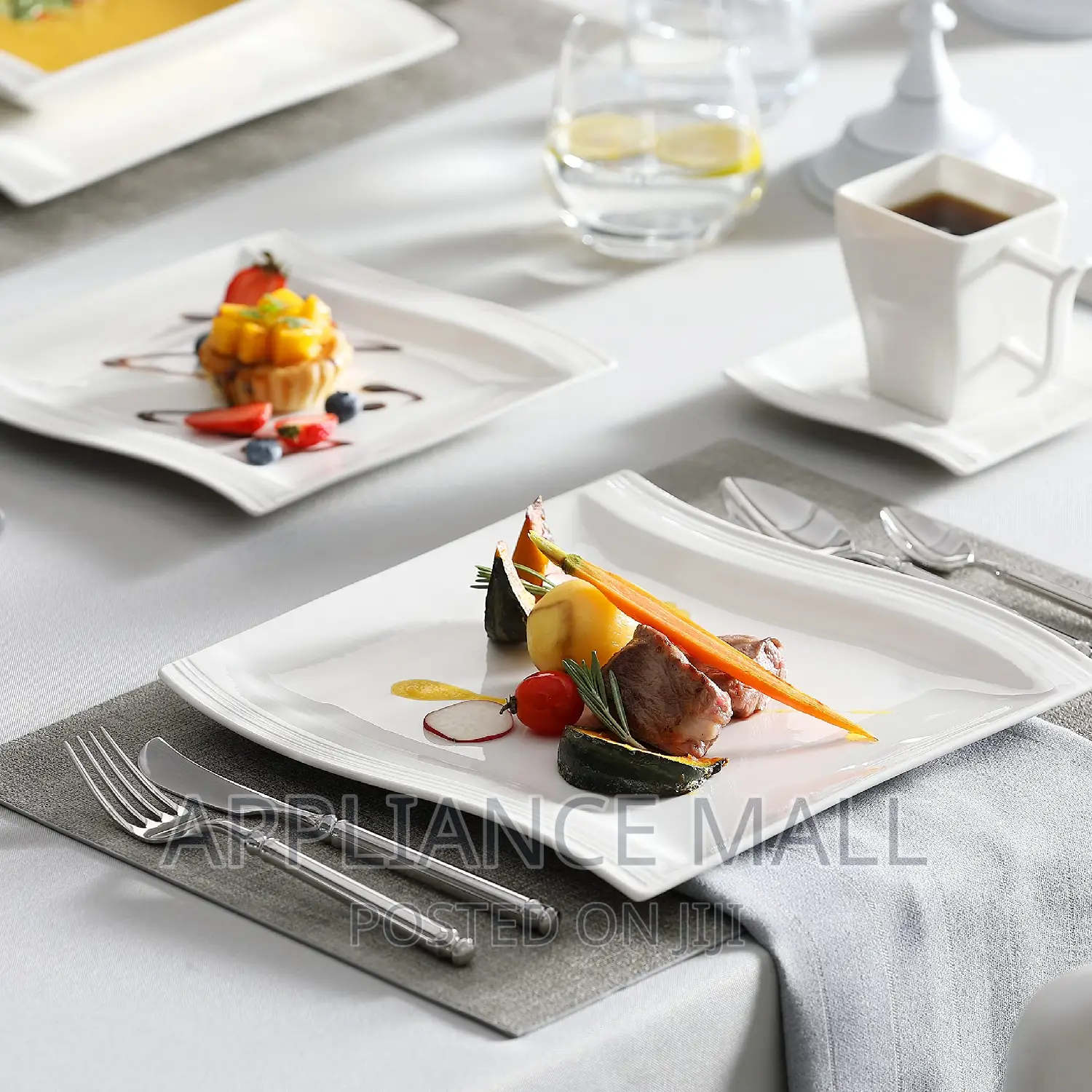 Dinnerware Set 30pcs (Ivory White)