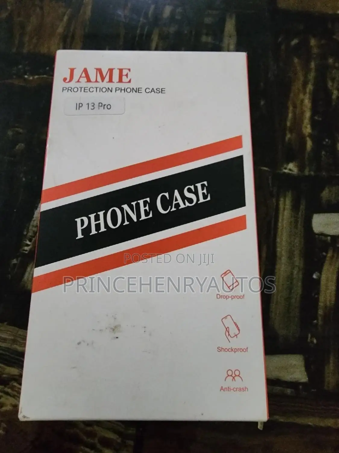 JAME Case With [2 Pack] Tempered-Glass for iPhone 13 Pro.