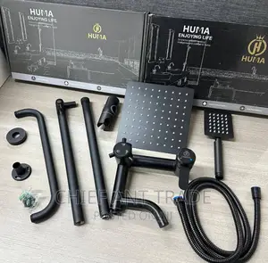 3 Flow Shower. Black. 