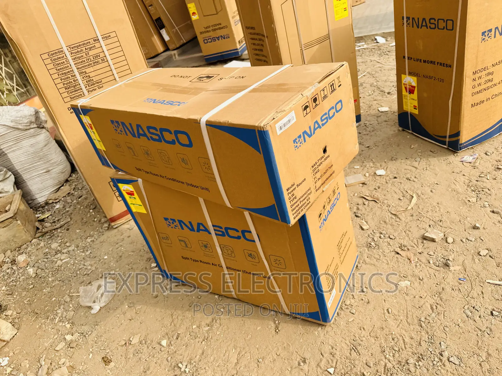 Mesmeric Sleek White Nasco 1.5hp Ac Split R410 Gas