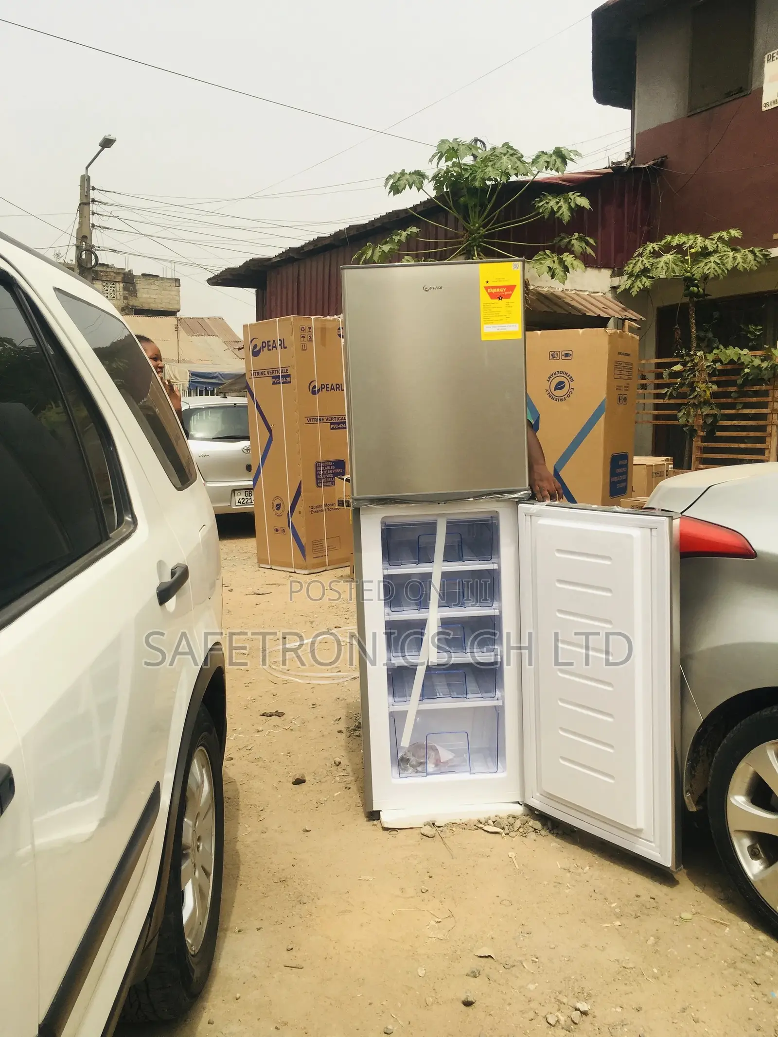 Bottomfreezer Doubledoor PF-350B Gray Pearl Fridge