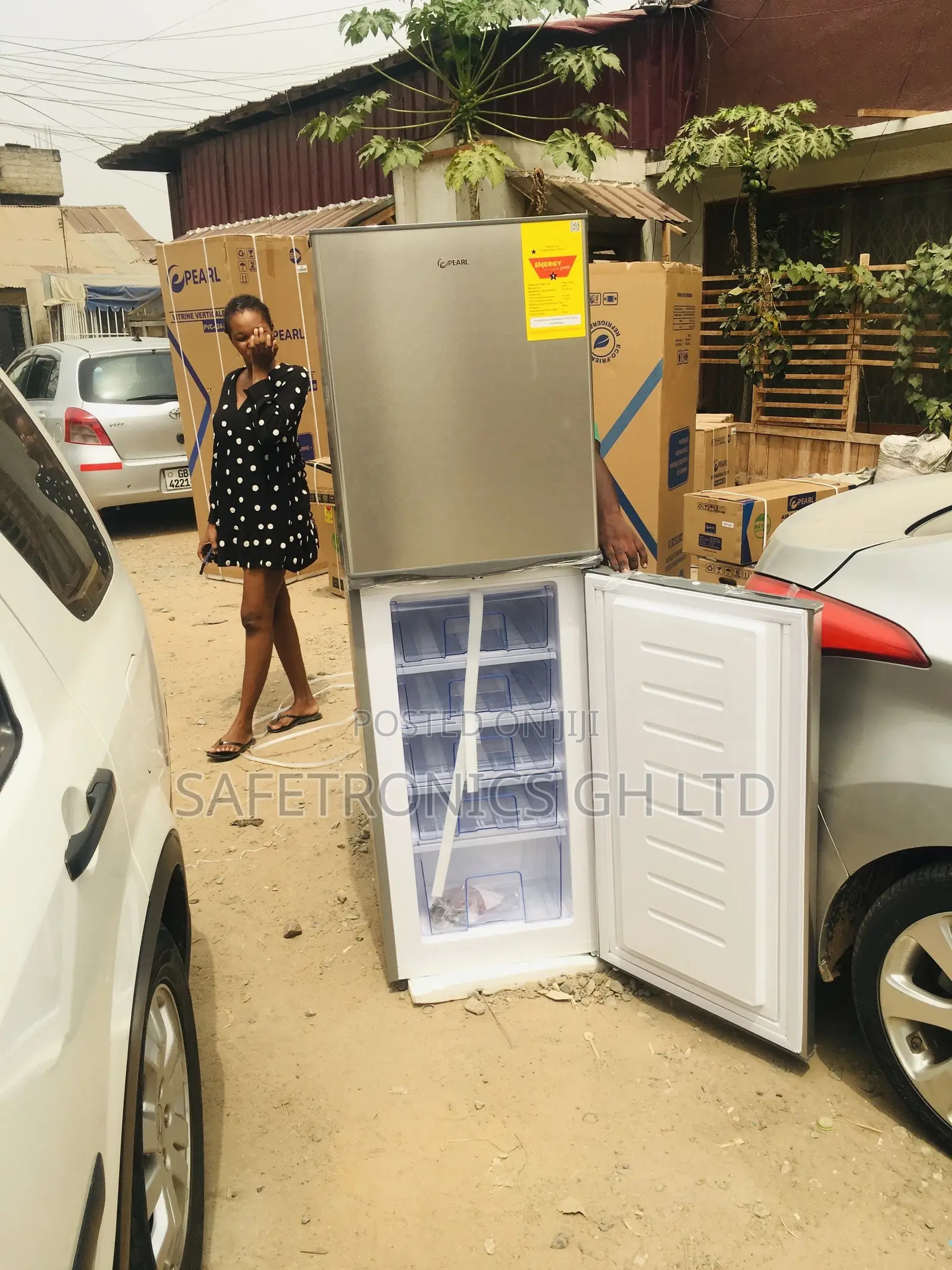 PF-350B Doubledoor Lastest Pearl Gray Topfreezer Fridge