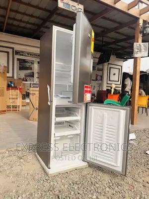 Neatly Sealed Zara 240BF Double Door Fridge Zara Grey