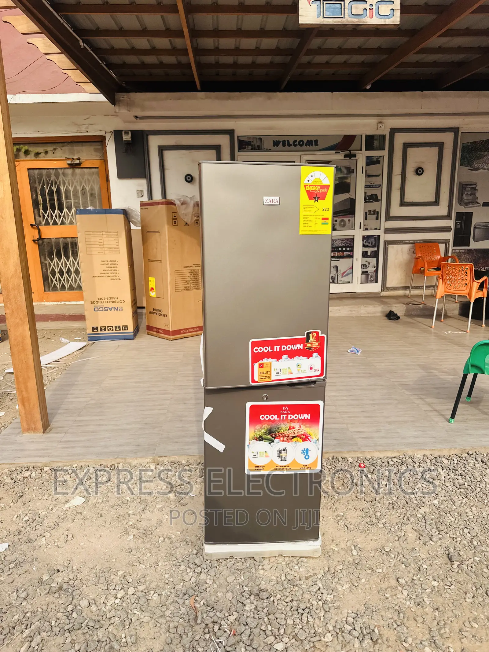Manual Defrost Double Pot Fridge Zara 240gf