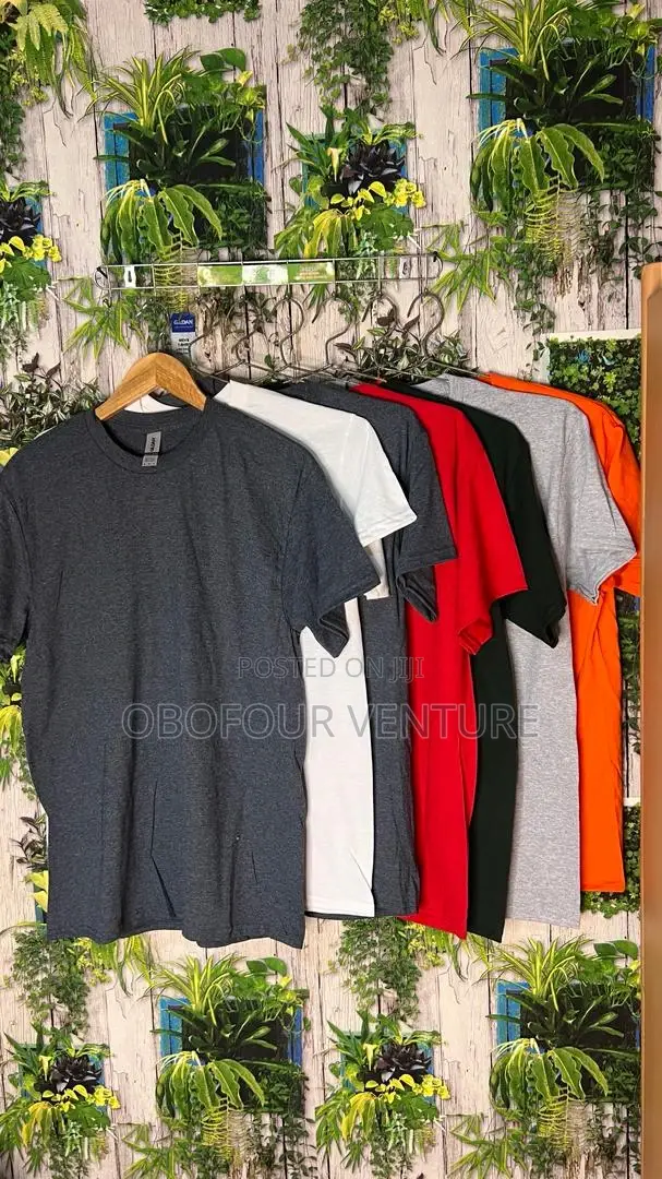 Unisex Plain T-Shirts From USA 