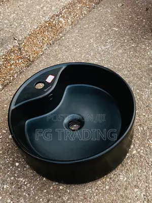 Black Basin - Pedicure Bowl - Countertop Basin