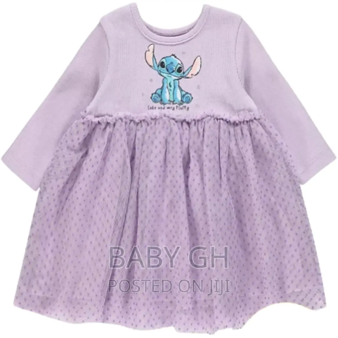 George Lilo and Stitch Purple Tutu Dress
