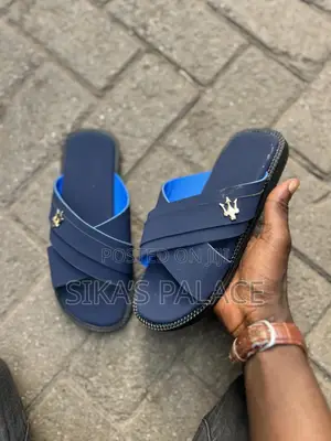 Blueblack Maserati Slippers