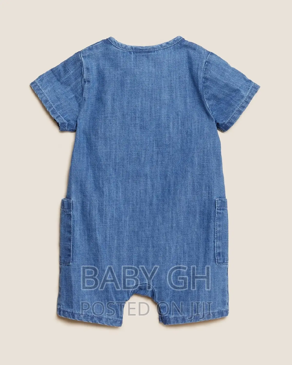 M S Denim Chambray Romper