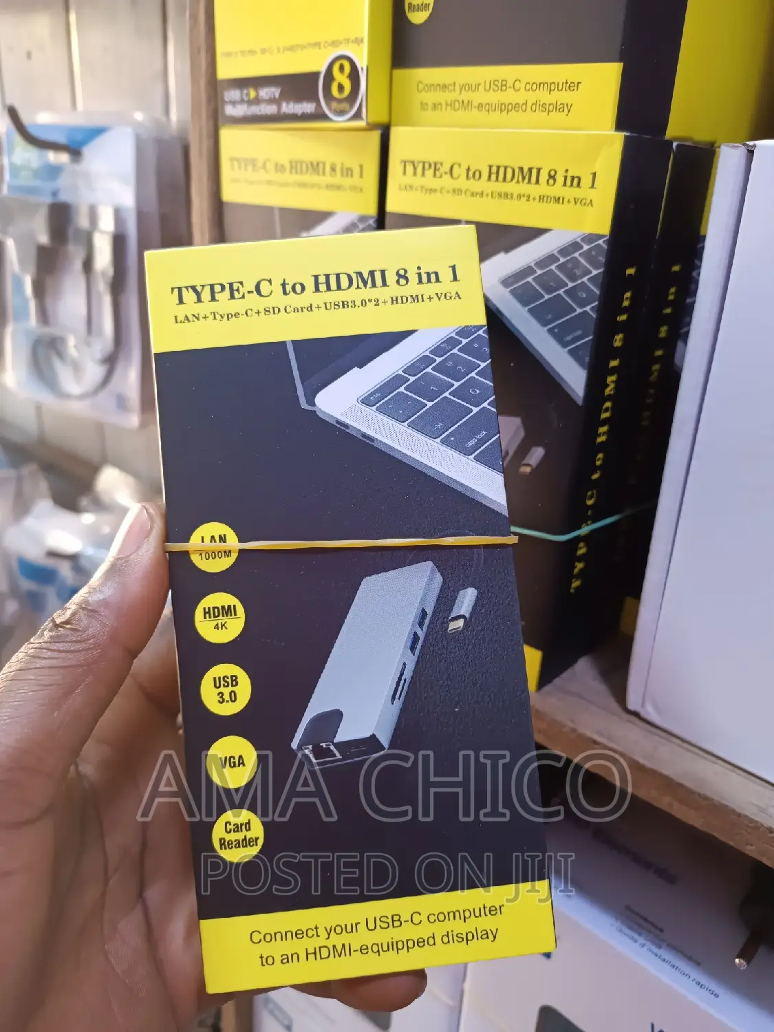 Type C to Hdmi and Vga (8 in 1)