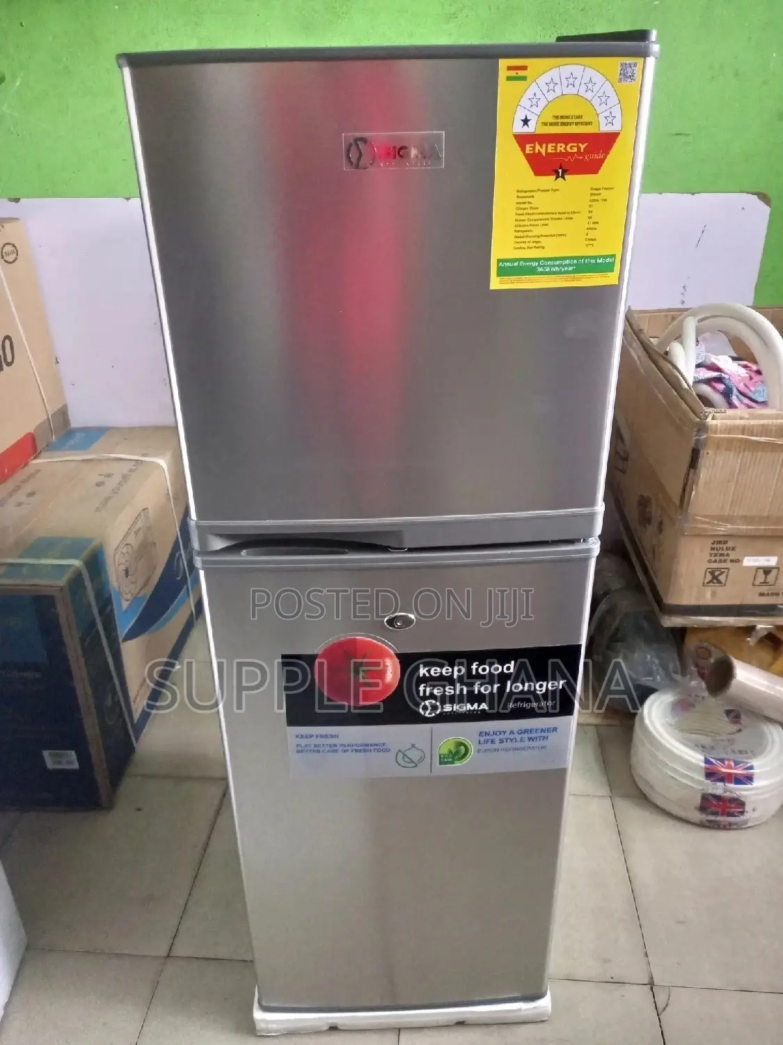 Simple Sigma Refrigerator Fridge and Freezer