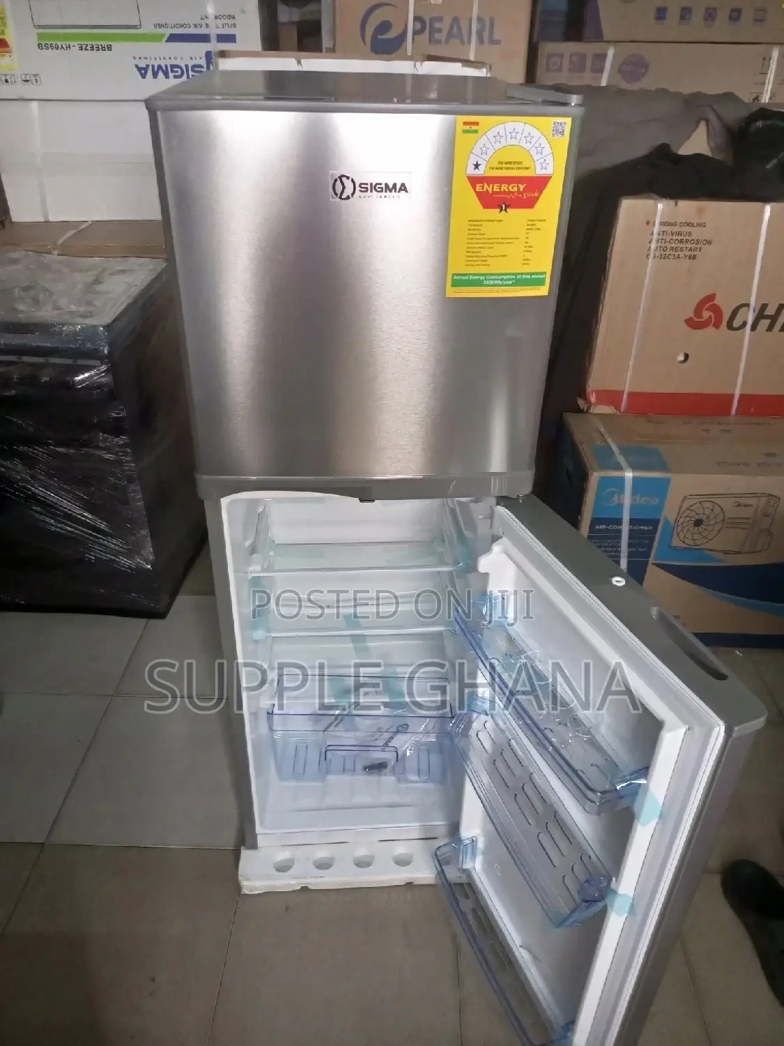 Great Sigma Refrigerator Double Door Fridge Sigma