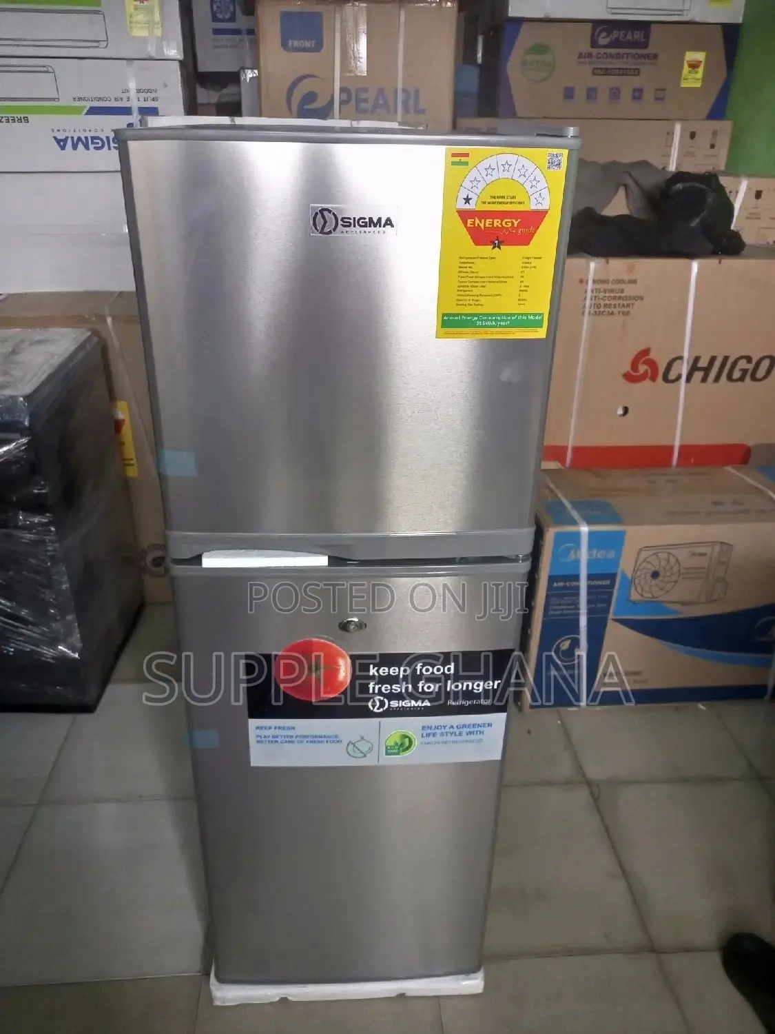 Buy New Sigma Refrigerator Double Door Fridge