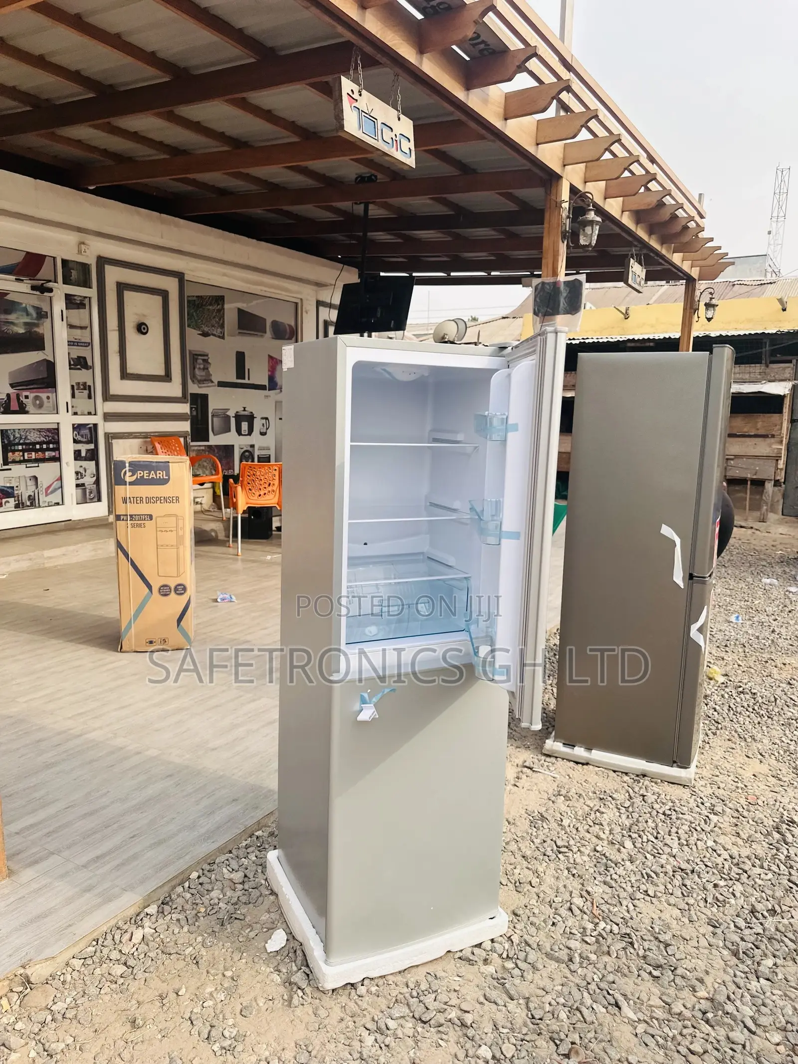 Gray Nasd2-20fl Doubledoor Nasco Bottomfreezer Fridge