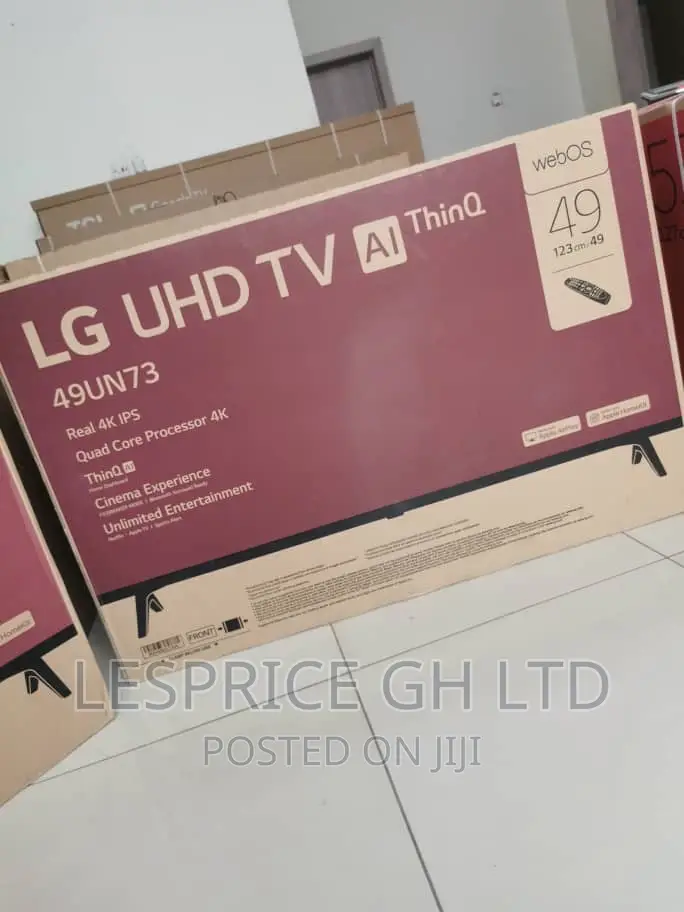 Ultra Fhd//Lg 49” Smart Ai TV