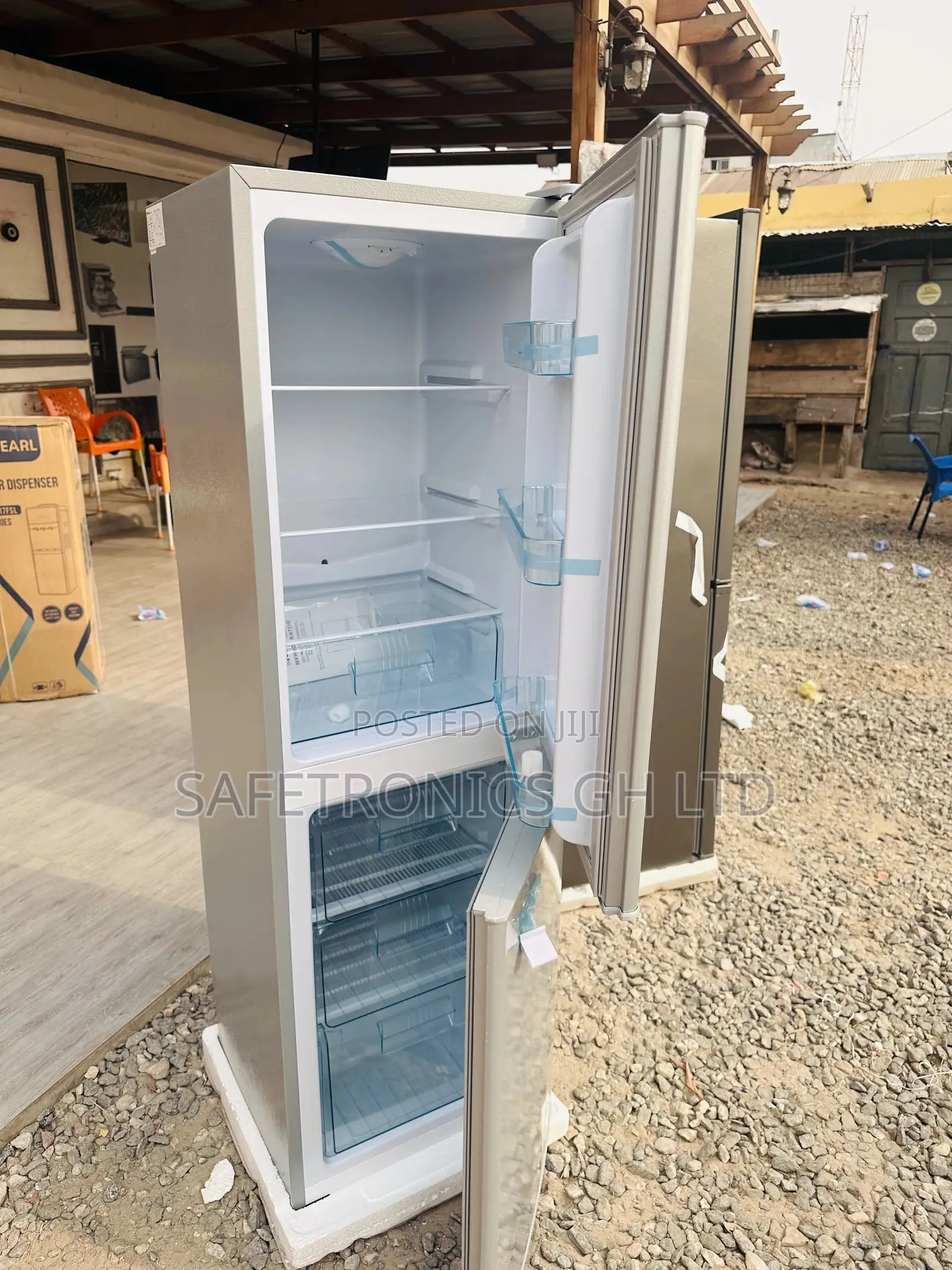 Nasco Doubledoor Nasd2-20fl Bottomfreezer Gray Fridge