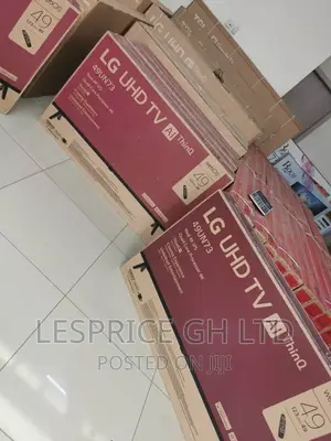 Frameless//LG 49” Smart Android UHD Tv