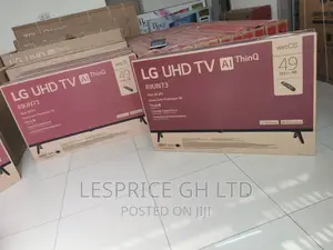 Frameless//LG 49” Smart Android UHD Tv