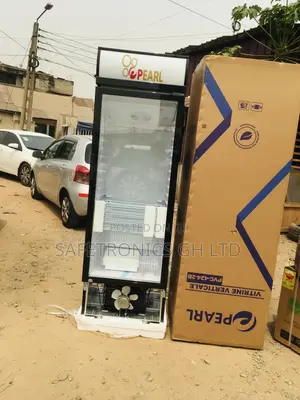 Elegant PVC-316 Display Singledoor Glass Pearl Fridge