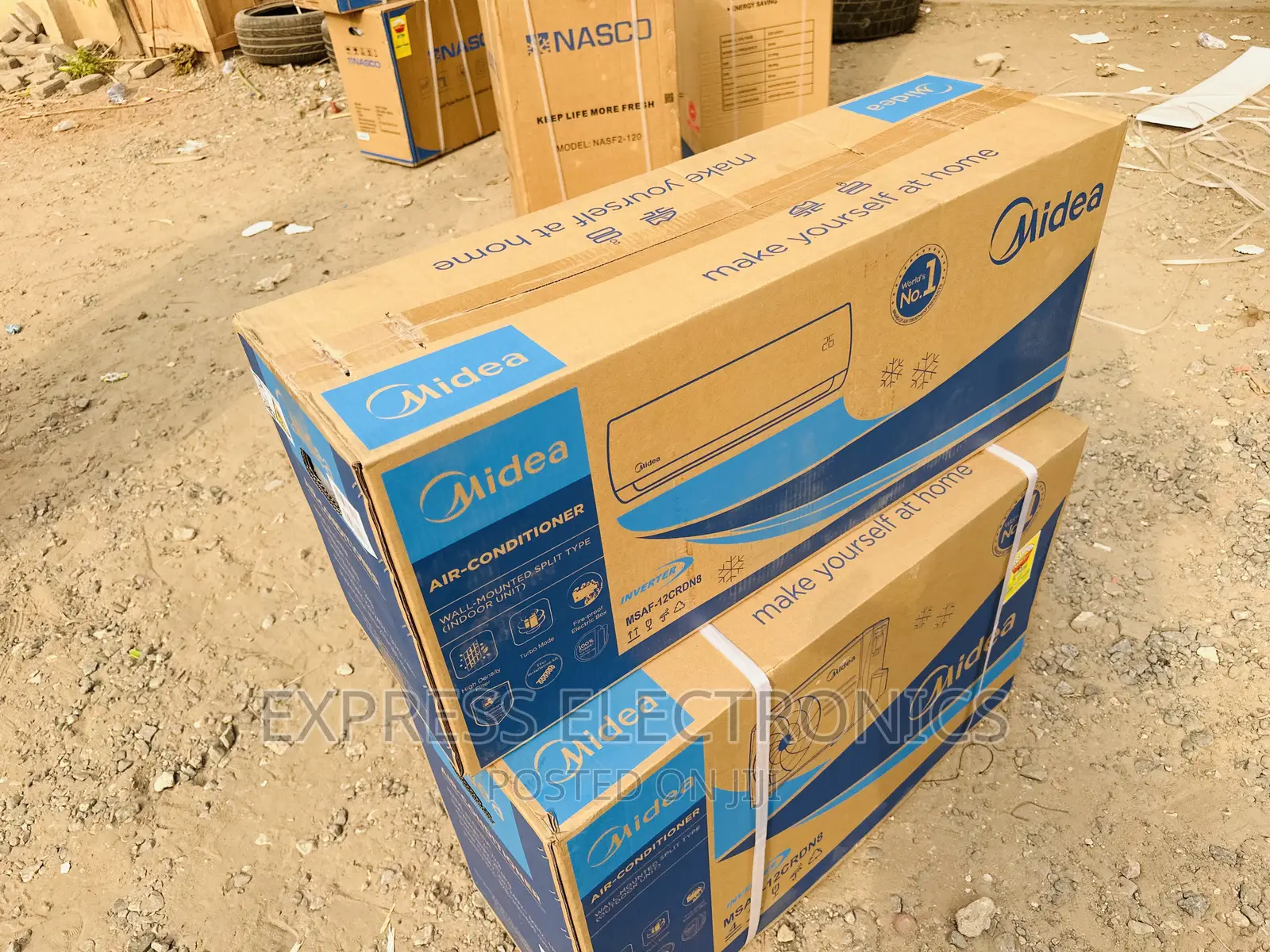 Rapid Airflow Split 410 Gas Midea White Sleek 