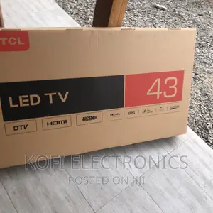TCL 43 Inch TV Digital Satellite 43D3200 With Base Stands