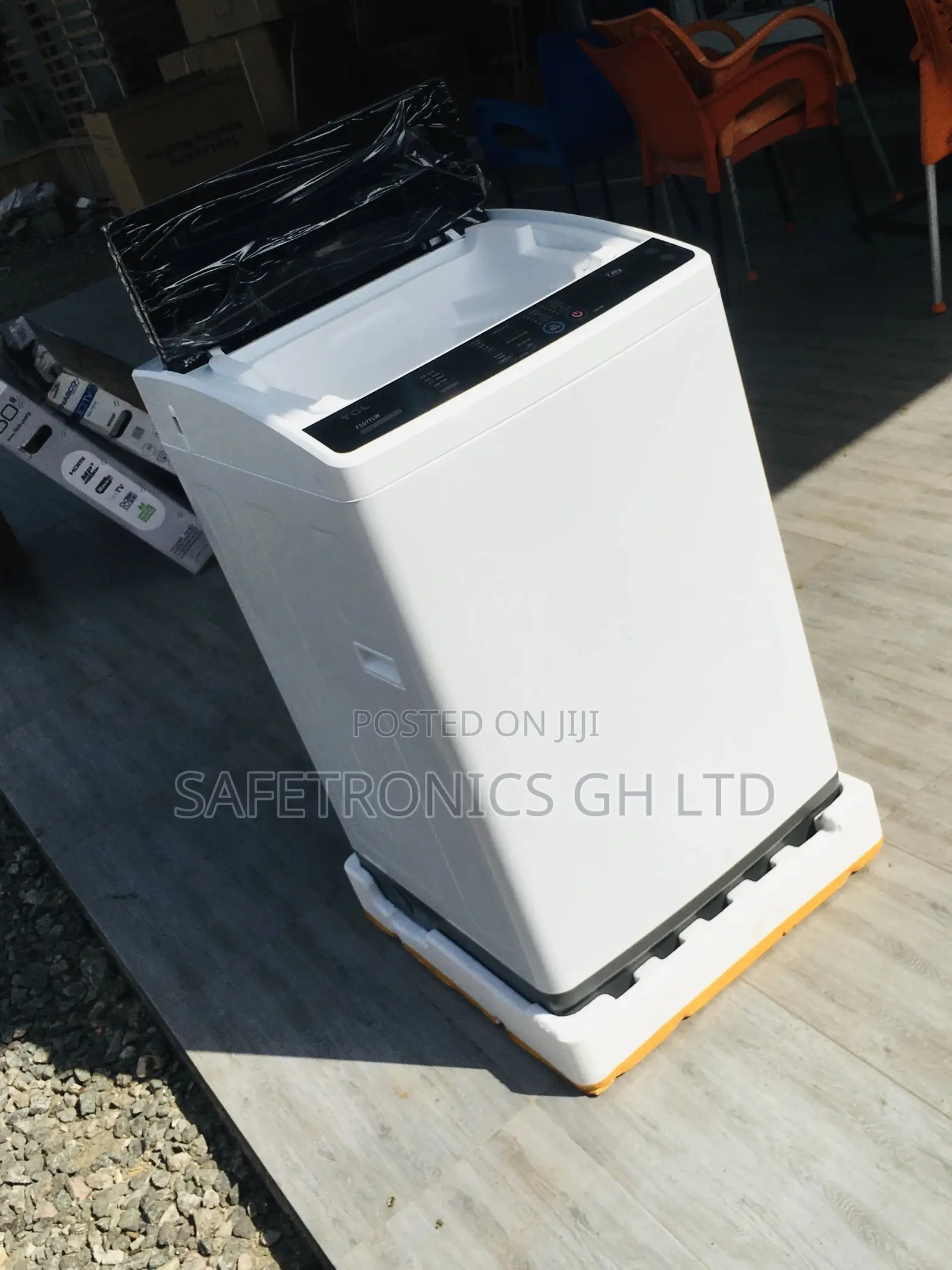 Topload Washingmachine Semiautomatic 8kg Gray TCL Electric