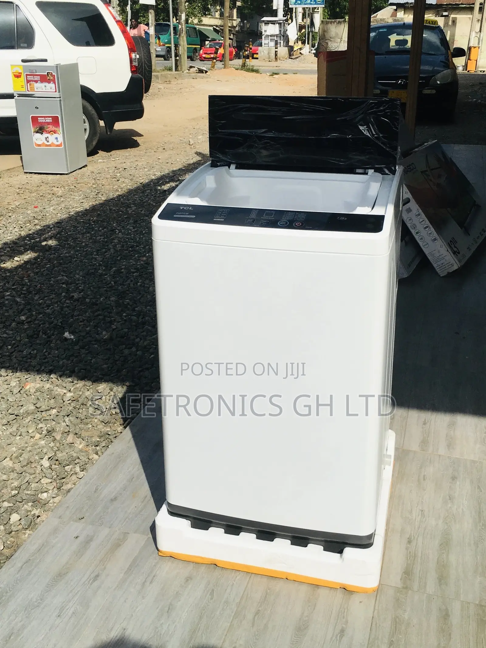 Fullyautomatic 7kg Washingmachine Topload TCL Gray Electric