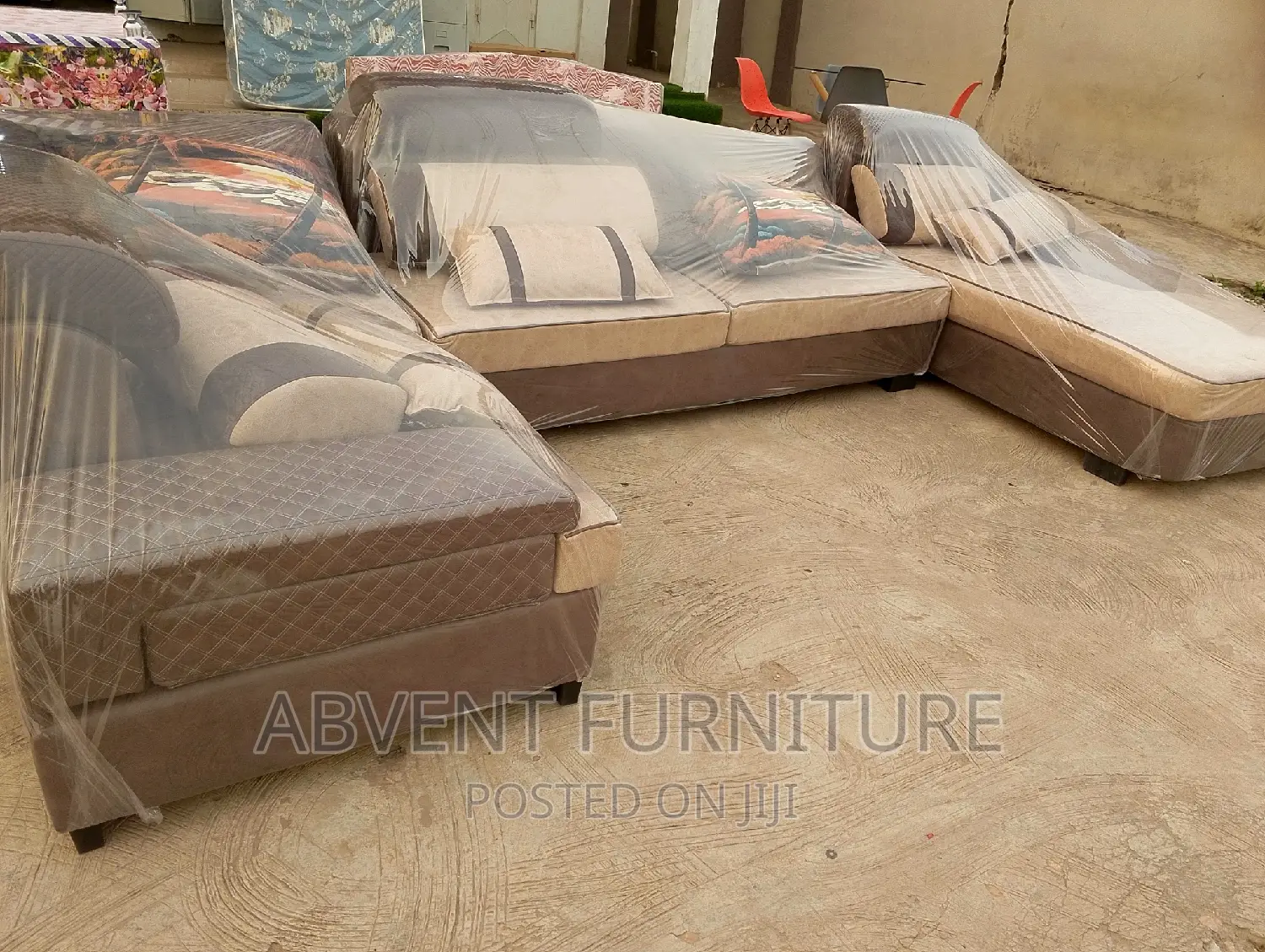Soft Leather Living Room Sofa Set