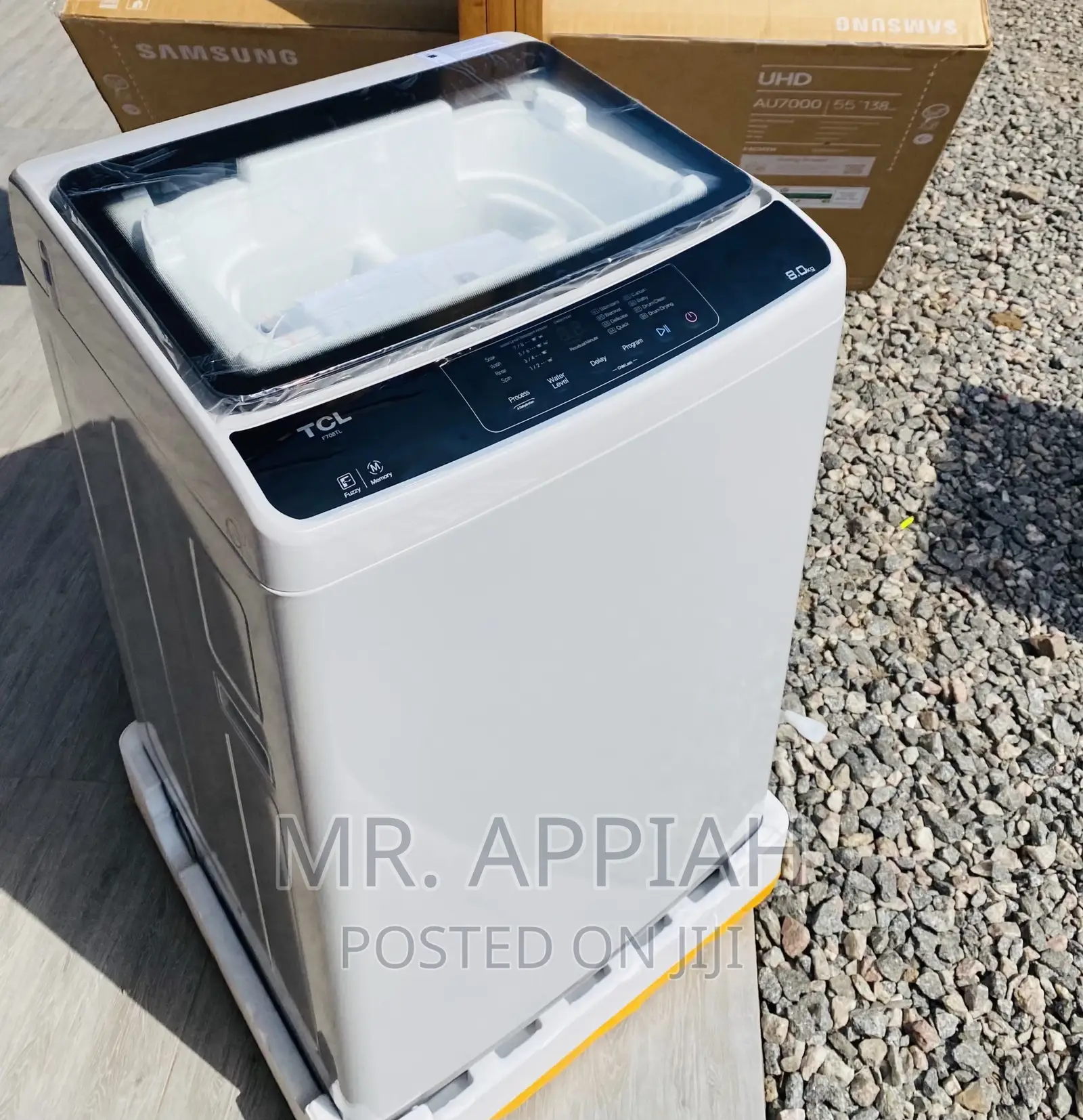 Energy Sufficient TCL 7kg Top Load Washing Machine.