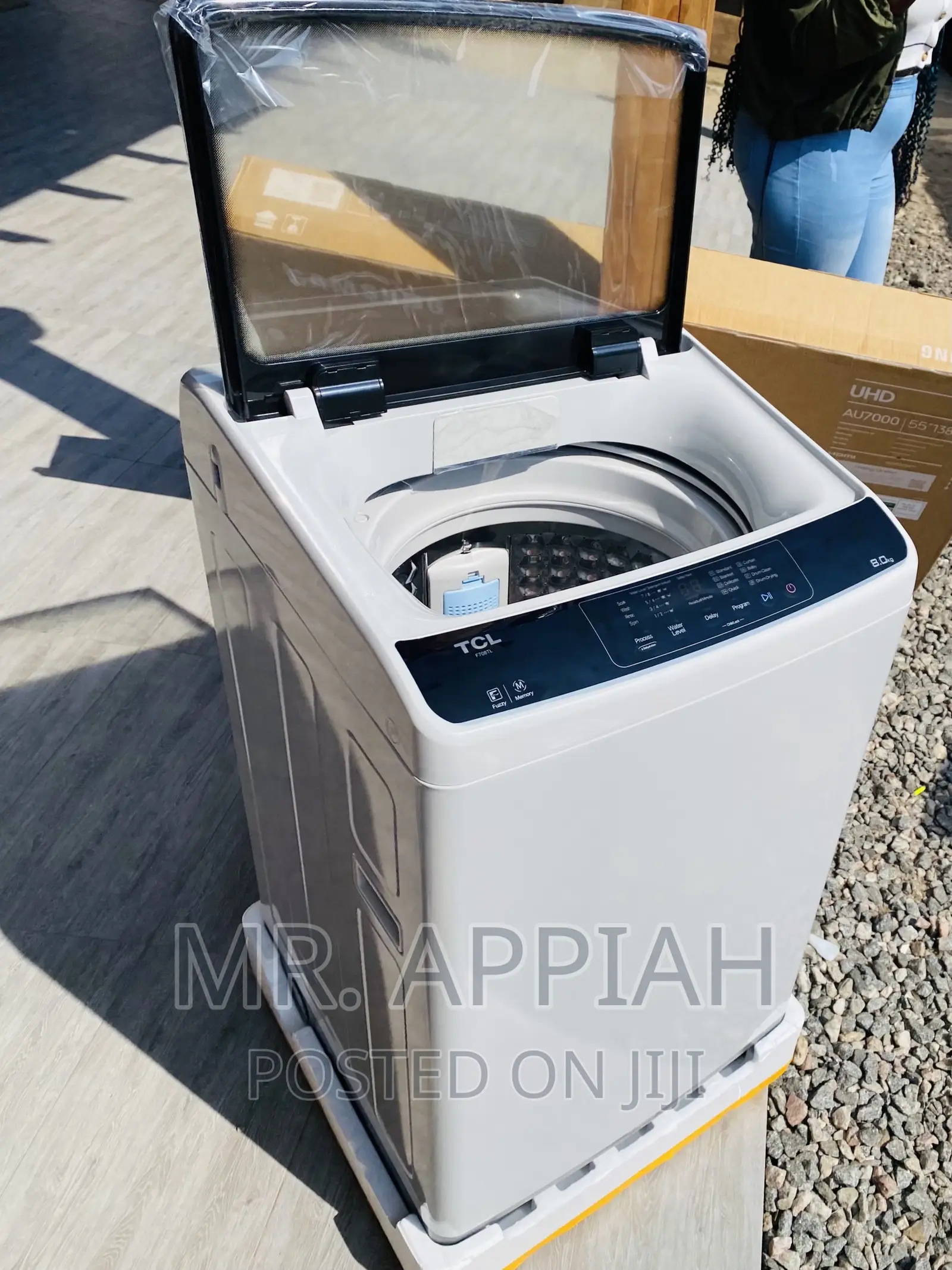 TCL 7kg Top Load Full Automatic Washing Machine.