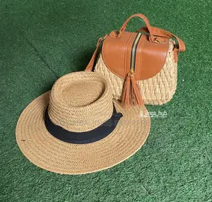 Straw Bag and Hat Combo