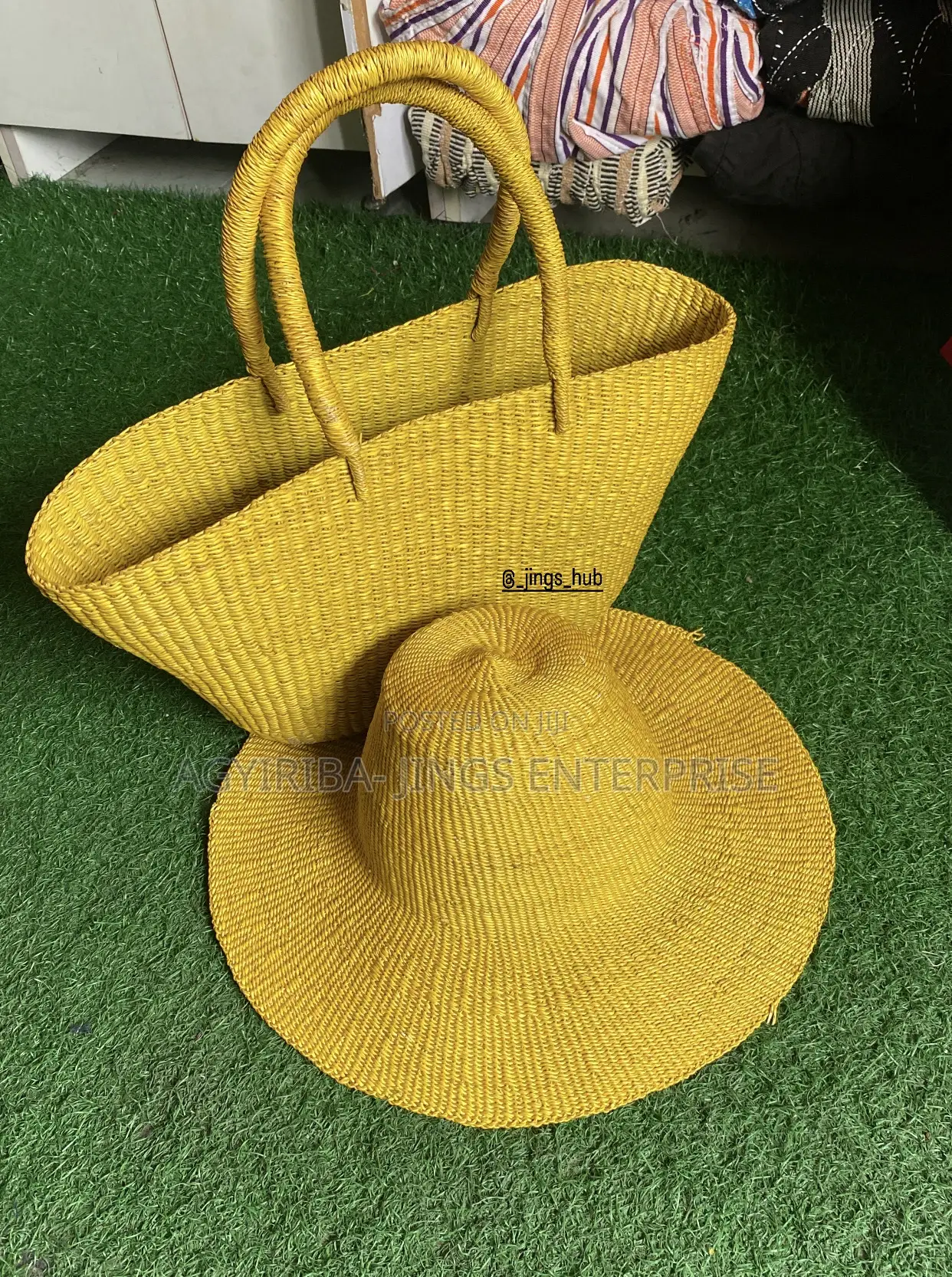 Handwoven Bags and Hat Combo