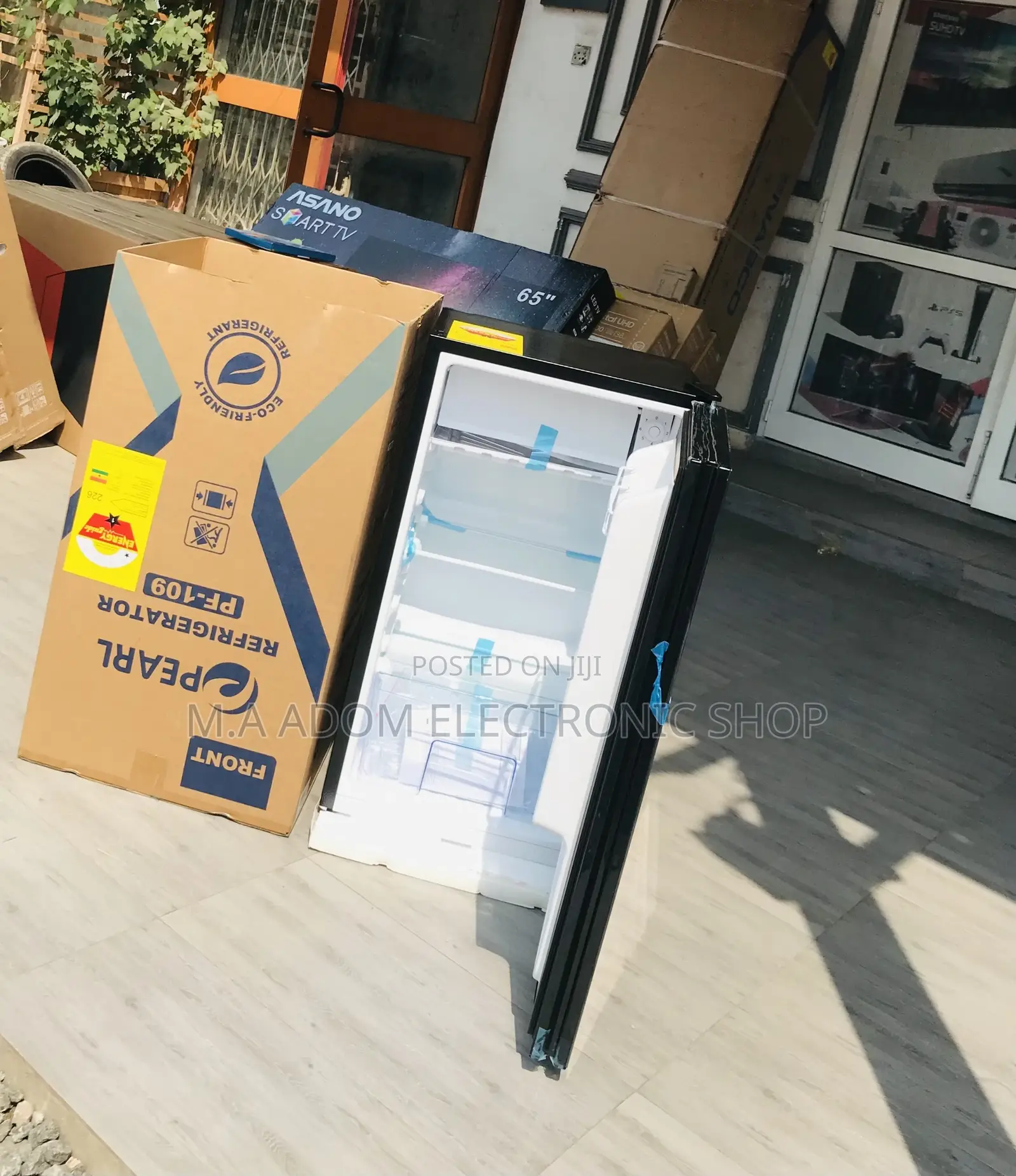 Fresh in Box Pearl PF-109 Single Door Fridge(Black).