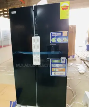 Quality Nasco Nassb2-64s Side by Side Electric Fridge,Black.