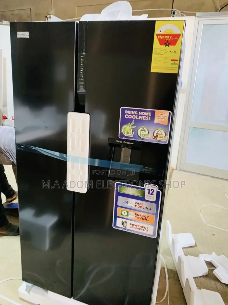 Well Design Nasco Side by Side Refrigerator(Nassb2-64s)Black