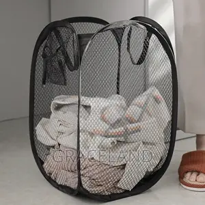 2in1-Laundry Bag Pop Up Washing Foldable Laundry Basket