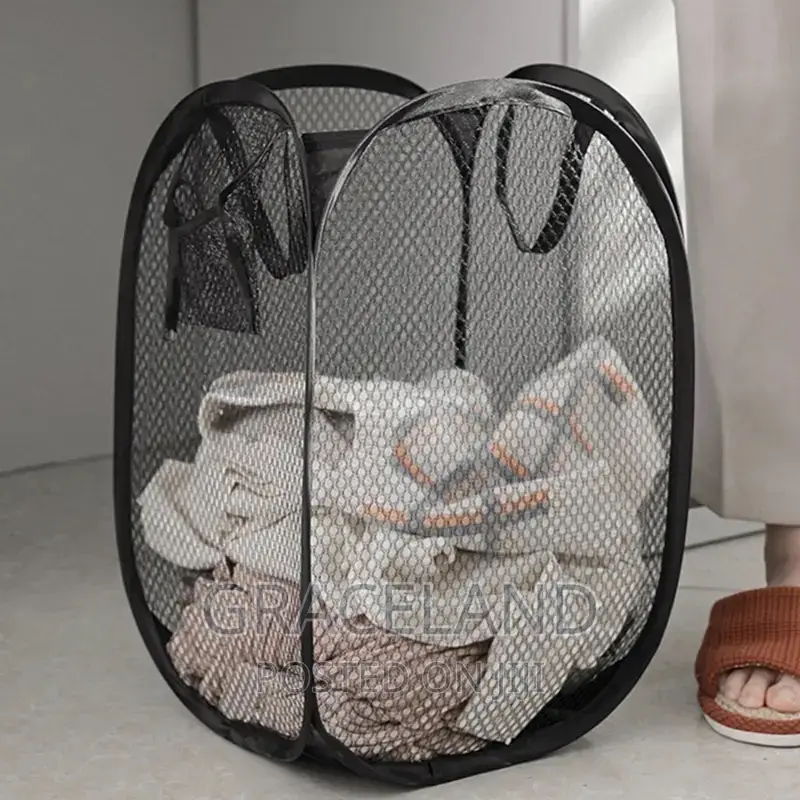 2in1-Laundry Bag Pop Up Washing Foldable Laundry Basket