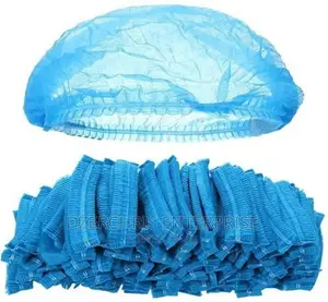 Disposable Hair Nets Blue/White