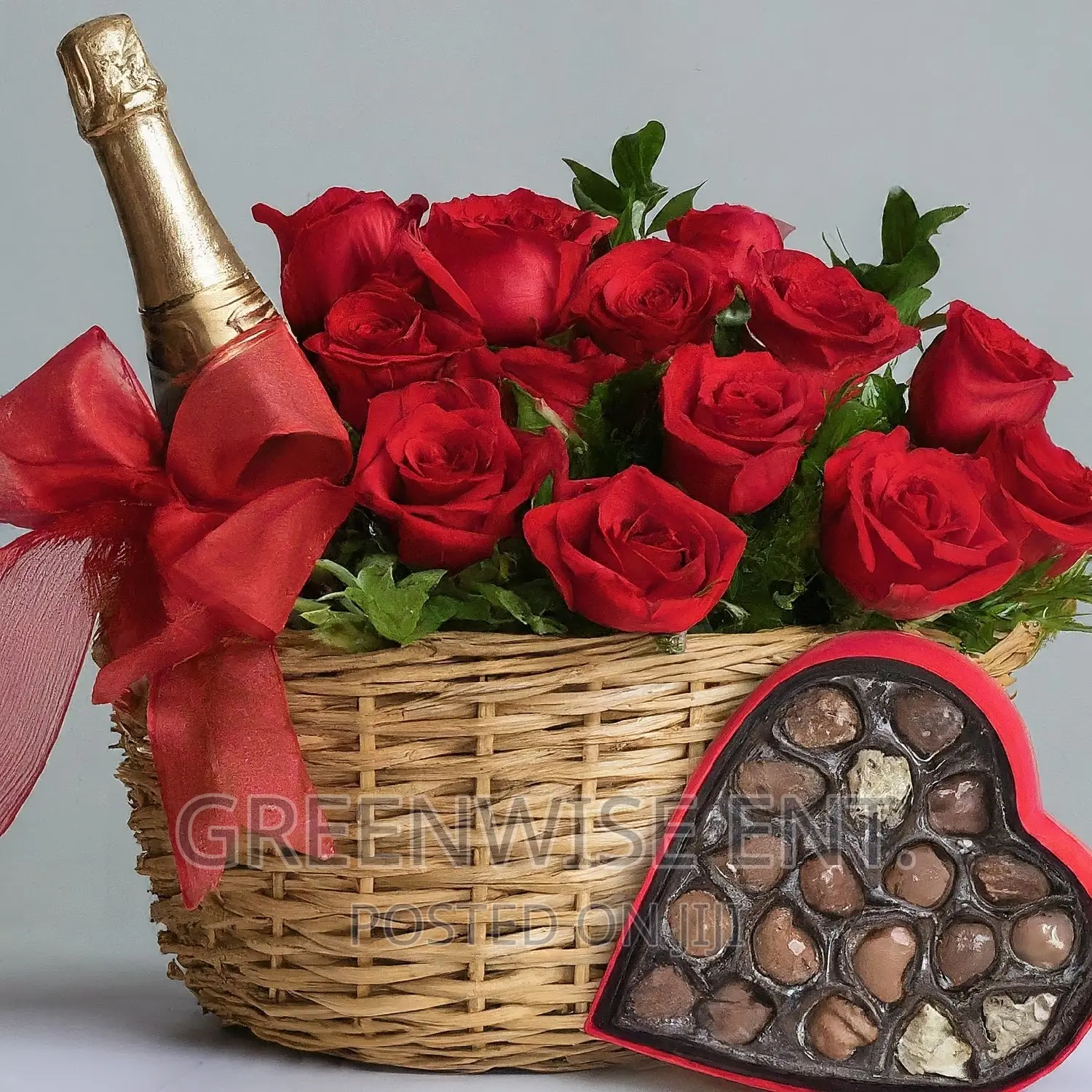 Luxe Rose Chocolates Delight