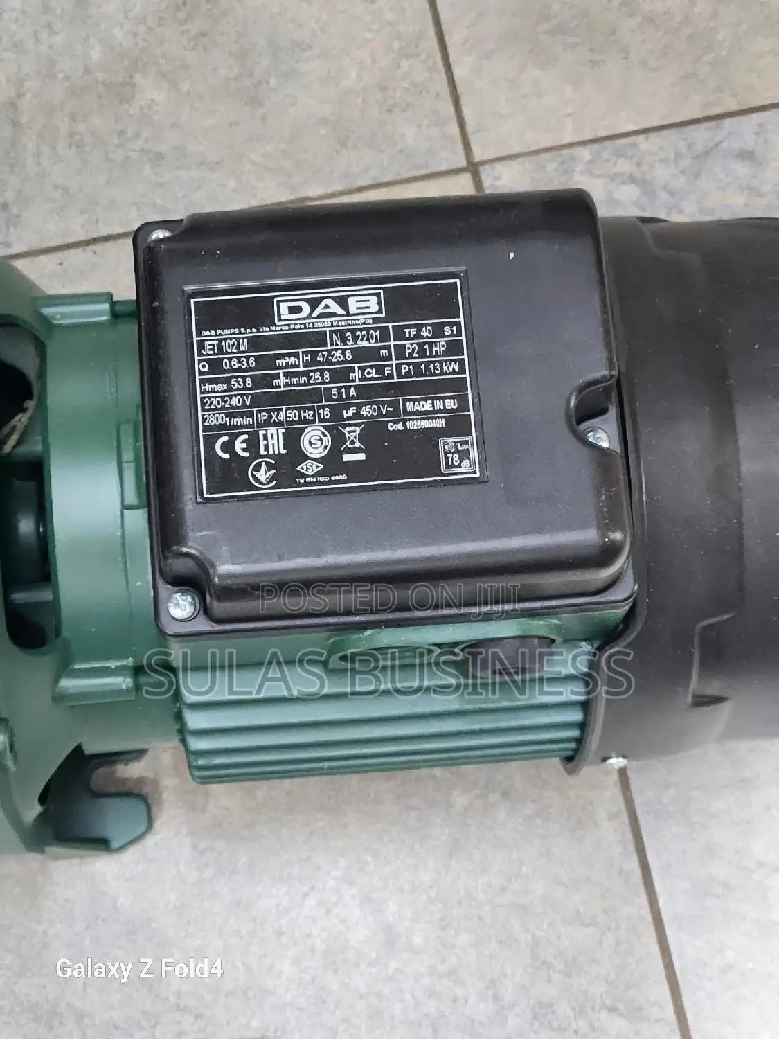 1 Hp Dab Cast Pump