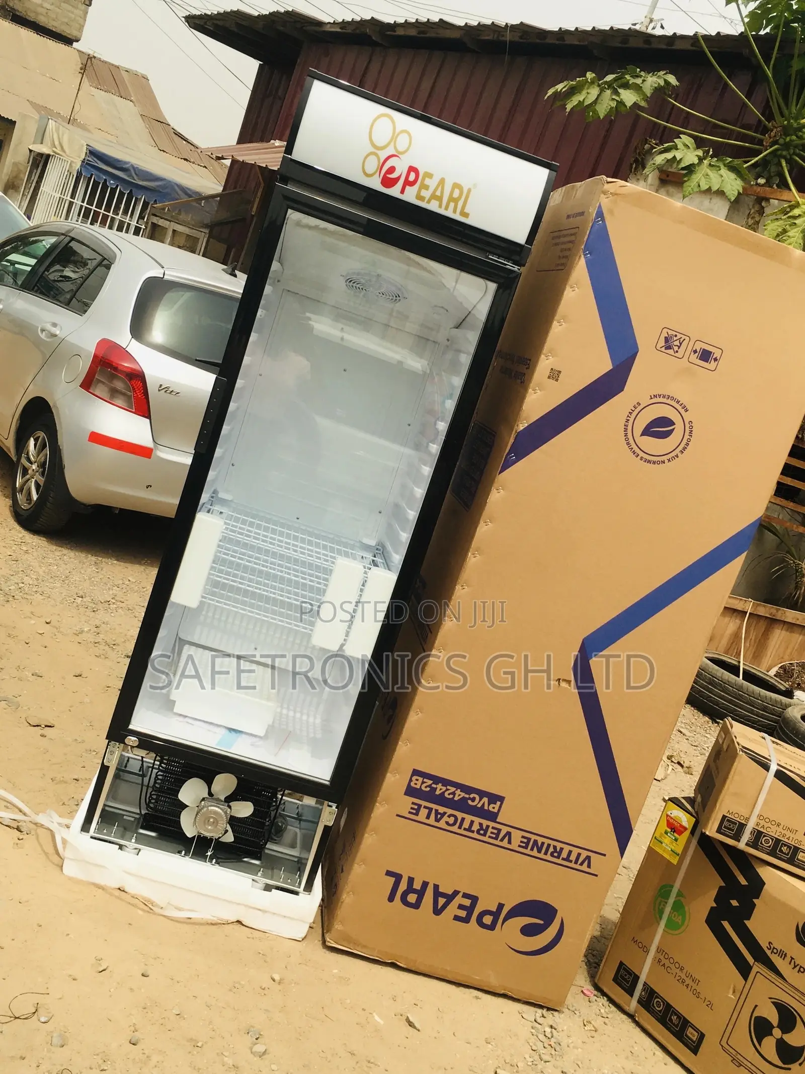 Display Pearl Glass PVC-424-2b Singledoor Electric Fridge