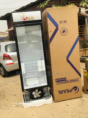 Durable Pearl Display PVC-424-2b Glass Singledoor Fridge