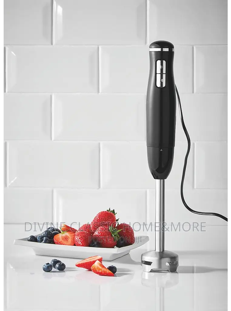 Georgehome Hand Blender With 6 Variable Speed Settings(600w)