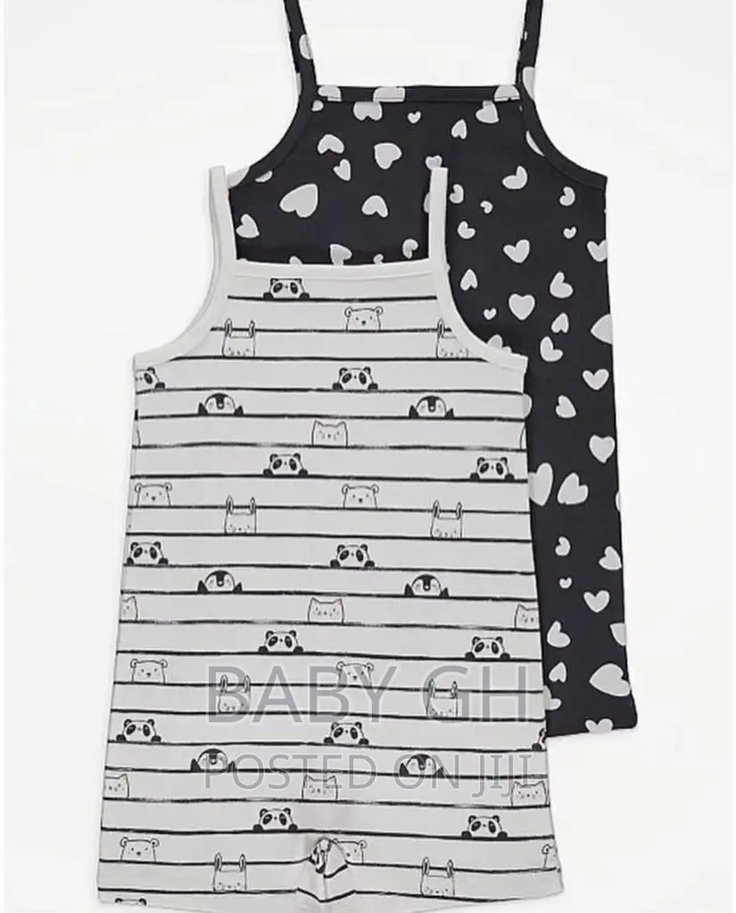 George Printed Sleeveless Playsuits