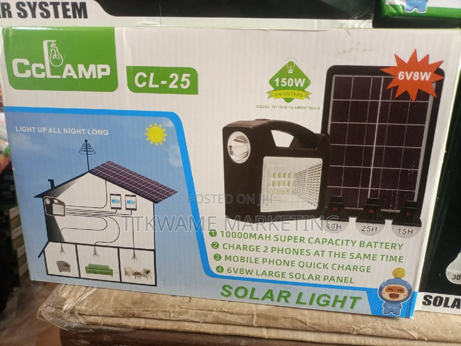 Solar Power Generator Light