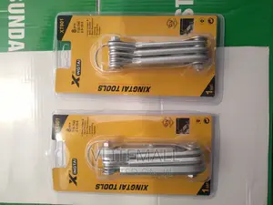 8 Pcs. Foldable Allen Hex Key Set