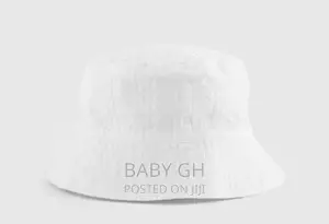 George White Stripe Woven Romper and Hat Outfit