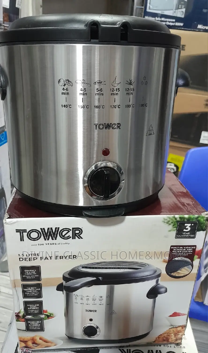 1.5lit Tower Deep Fat Fryer